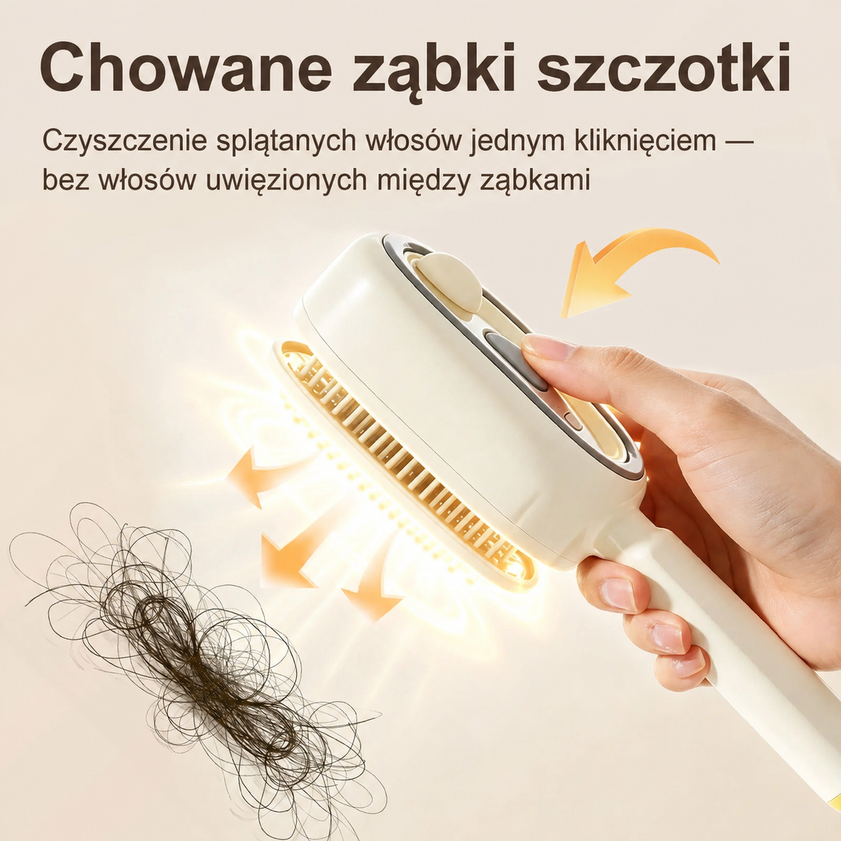 Chowane ząbki ułatwiające czyszczenie