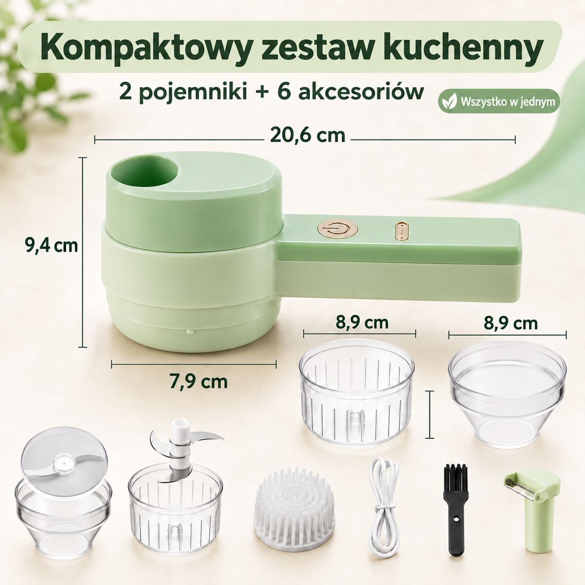 Ręczny elektryczny rozdrabniacz 4 w 1 — 2