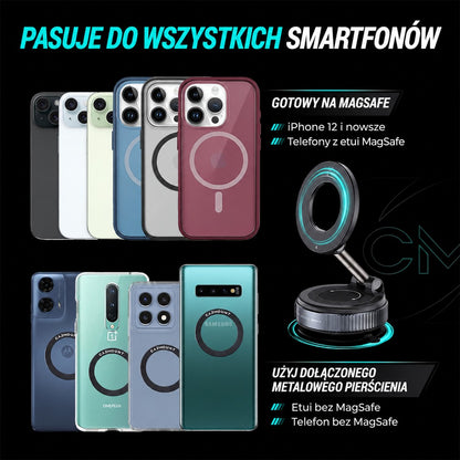 Clutch-X Próżniowy magnetyczny uchwyt na telefon 4