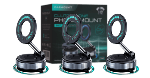 Clutch-X Próżniowy magnetyczny uchwyt na telefon 9