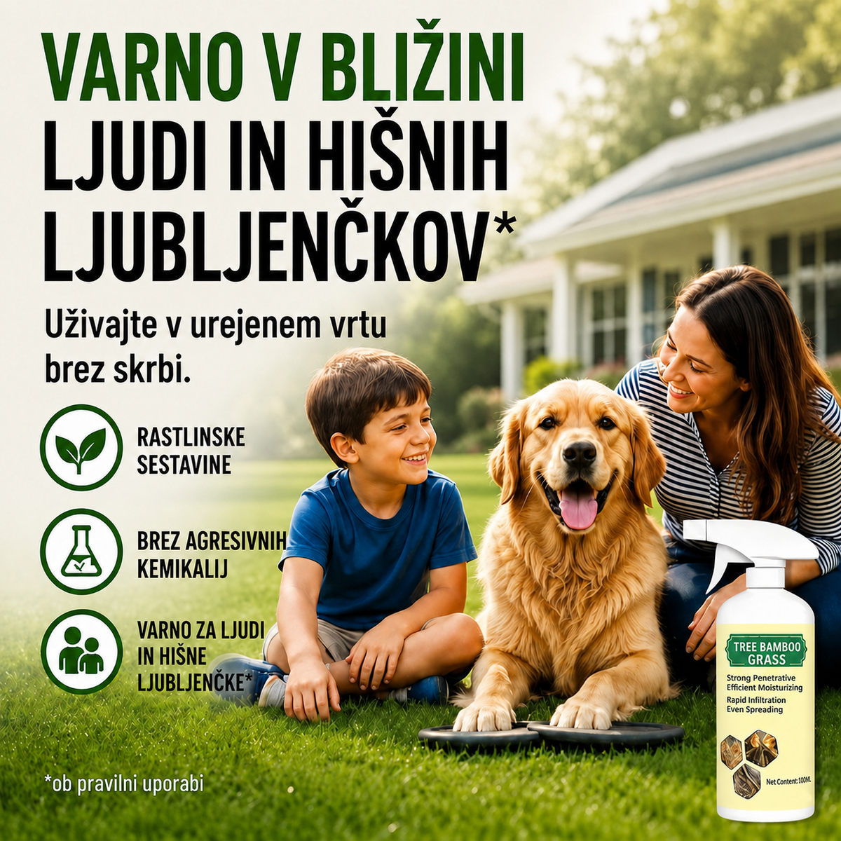 Naturalny spray na chwasty i trawę — 100ML