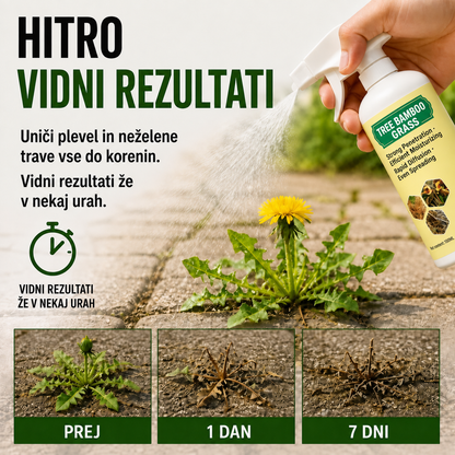 Naturalny spray na chwasty i trawę — 100ML