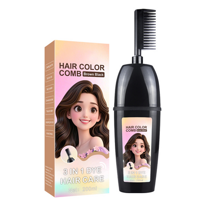 3-in-1 hair dye comb