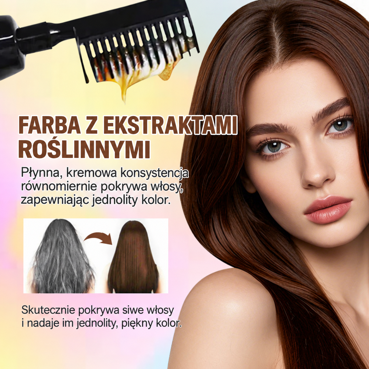 3-in-1 hair dye comb
